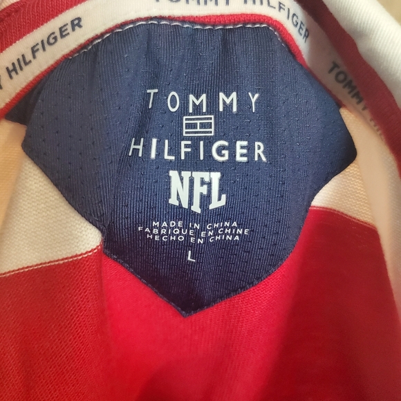 NEW Tommy Hilfiger Kansas City Chiefs KC Chiefs Mens Large Long Sleeve Shirt - Picture 8 of 10